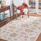 Safavieh Micro-Loop 4" x 6" Silver and Red Area Rug, , large