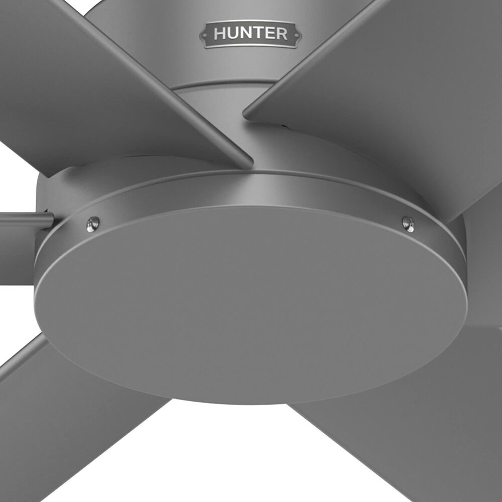 Hunter Kennicott 52&quot; Outdoor Ceiling Fan in Matte Silver, , large