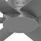 Hunter Kennicott 52" Outdoor Ceiling Fan in Matte Silver, , large