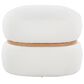 Lumisource Cinch Pouf Ottoman in Cream, , large
