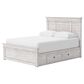 Ashley Makidern Queen Storage Bed with Four Drawers in Whitewash, , large
