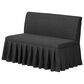 Baxton Studio Bryna 2-Piece Dining Nook Bench Set with Dark Grey Cushion in Dark Brown, , large