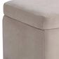 Lifestyle Solutions Kona Small Storage Ottoman in Taupe, , large