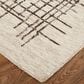 Feizy Maddox 3"6" x 5"6" Beige and Brown Area Rug, , large