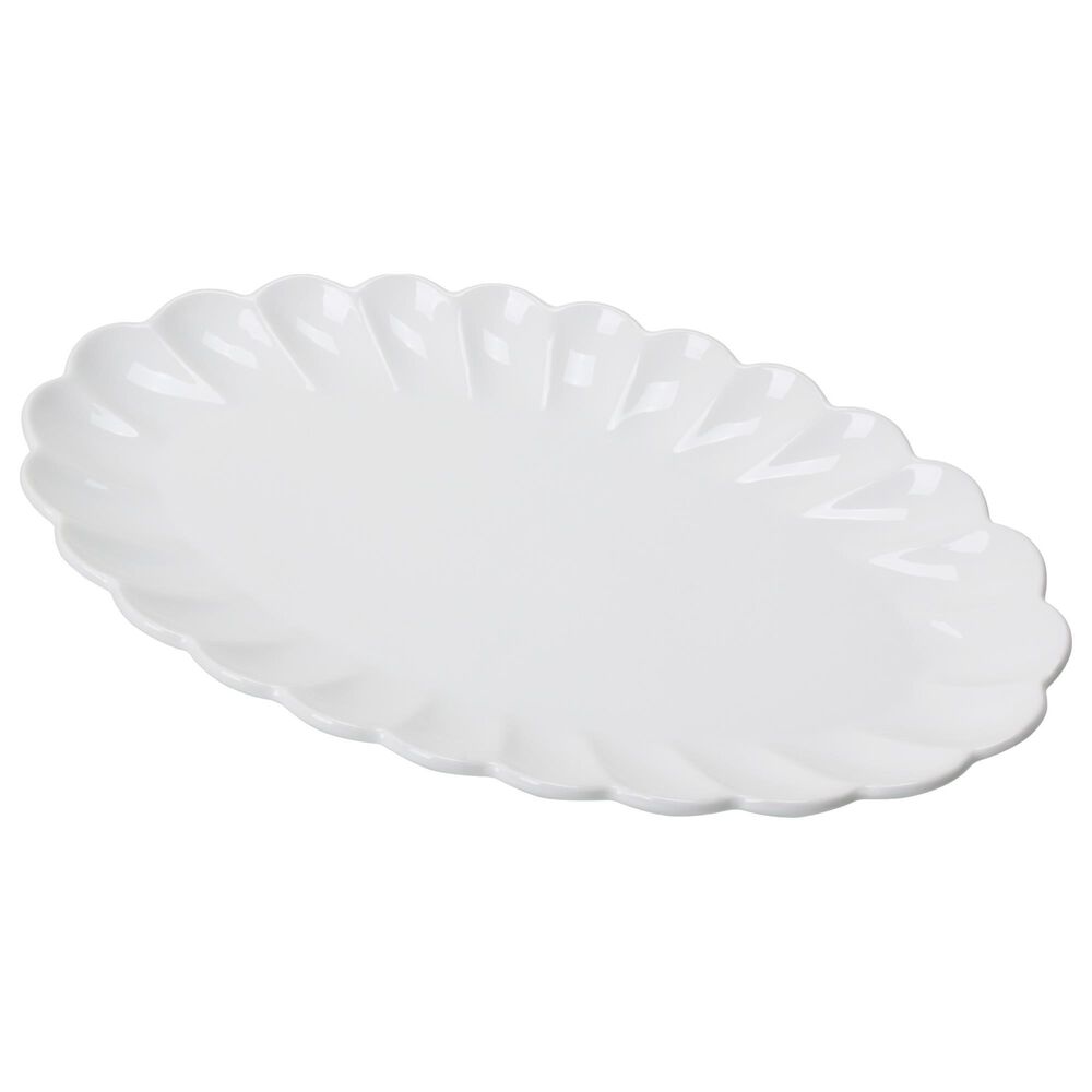 BIA Cordon Bleu Petal Oval Platter in White, , large