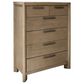 Golden Wave Furniture Pacific Grove Nightstand in Sand Dune, , large