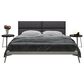 Jaxx Sacks Panelist Upholstered King Headboard Panel in Charcoal (Set of 4), , large