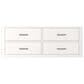 Lexora Home Castor 48" Single Bathroom Vanity in Black with 2 cm White Quartz Top, Rectangular Sink and 43" Mirror, , large