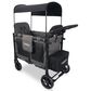 Wonderfold Elite Double Stroller Wagon in Charcoal Gray, , large