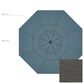 Garden Party 9 Push Button Tilt Umbrella with Stand, , large