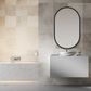 Salt & Light 32" x 20" Wall Mirror in Matte Black, , large