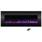Timberlake Northwest 54" NO HEAT Wall Mount Electric Fireplace in Black, , large