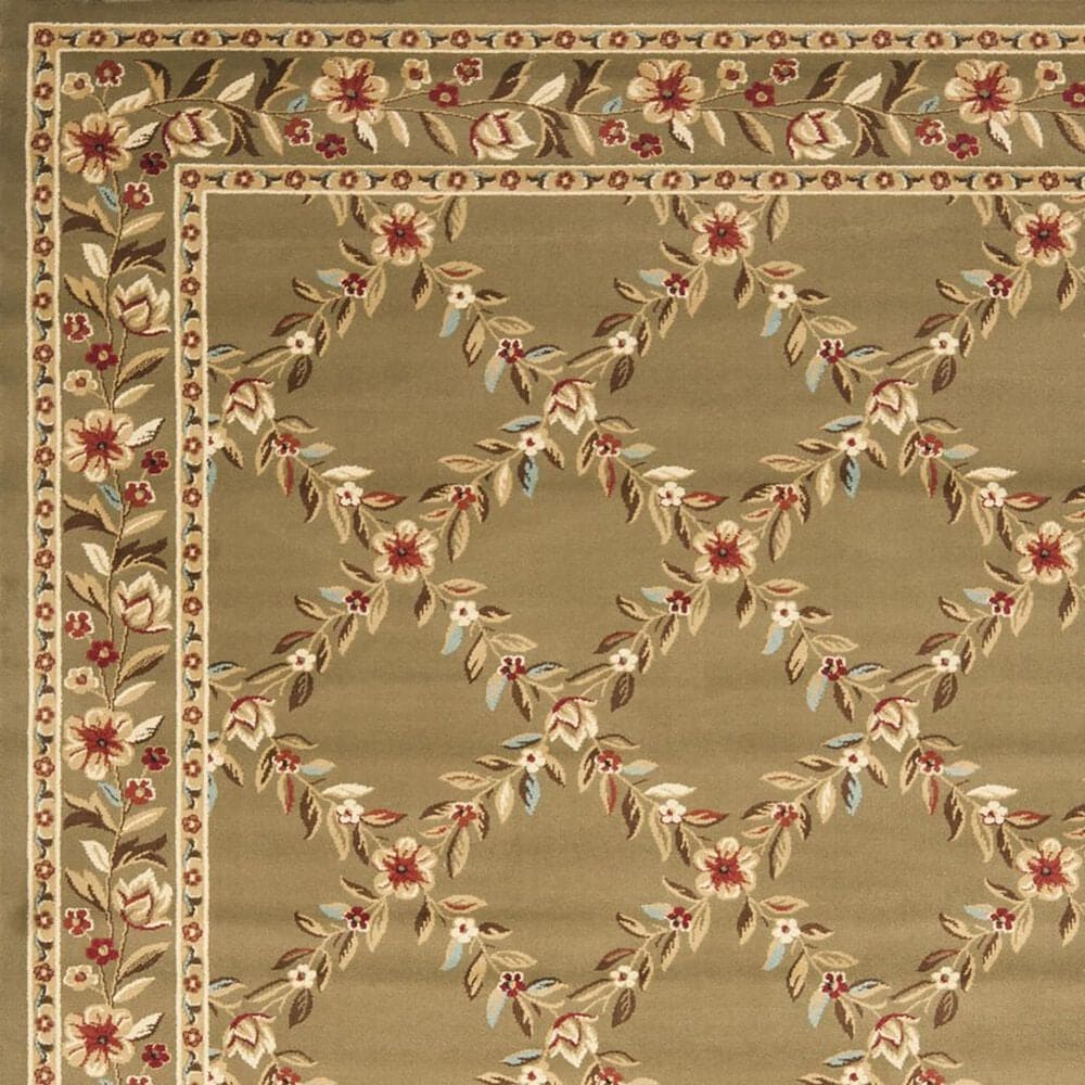 Safavieh Lyndhurst LNH557 2&#39;3&quot; x 12&#39; Green Runner, , large