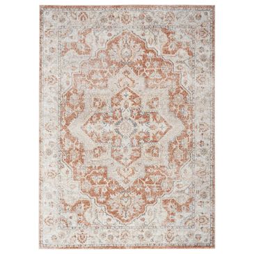 Nourison Astra Machine Washable 2"2" x 4" Gold and Multicolor Area Rug, , large