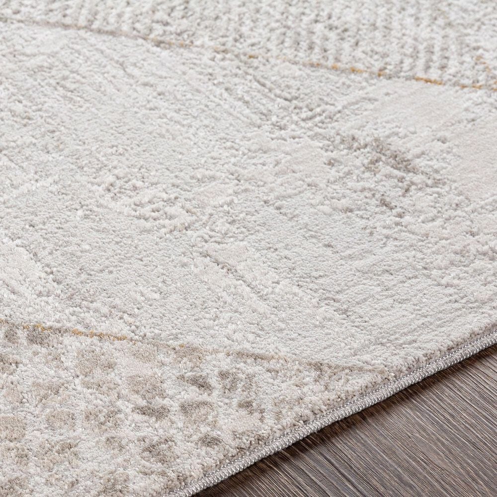 Surya Carmel 2&#39;7&quot; x 4&#39; White, Ivory, Gray and Taupe Area Rug, , large