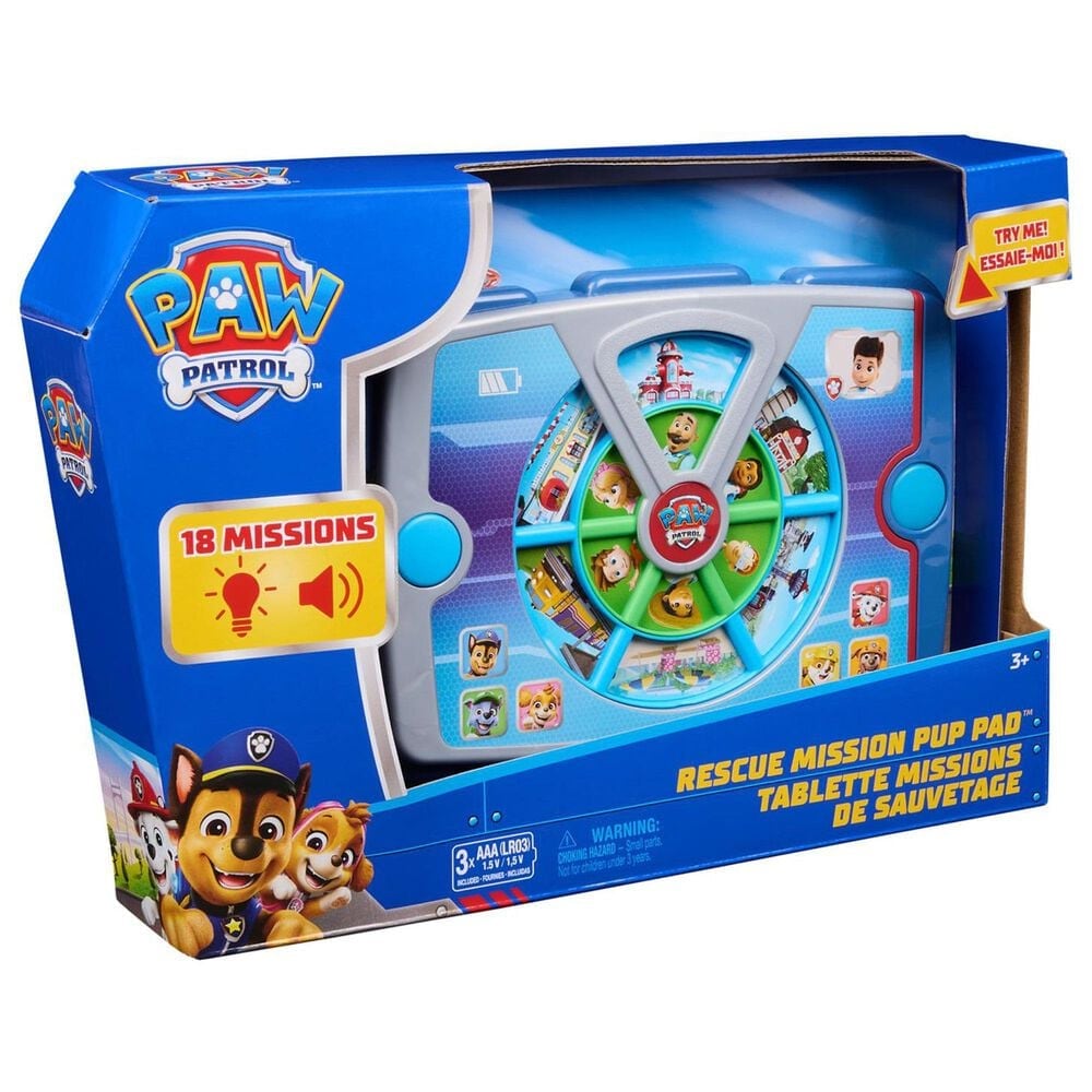 PAW Patrol Academy Rescue Mission Pup Pad Learning Toy, , large