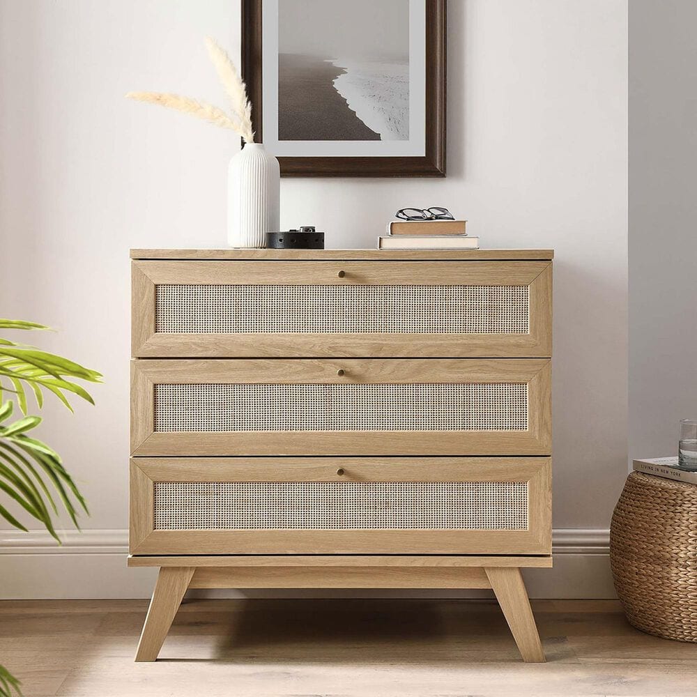 Modway Soma 3-Drawer Dresser in Oak, , large