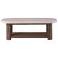 Ashley Dolan Creek Rectangular Cocktail Table in Beige and Brown, , large