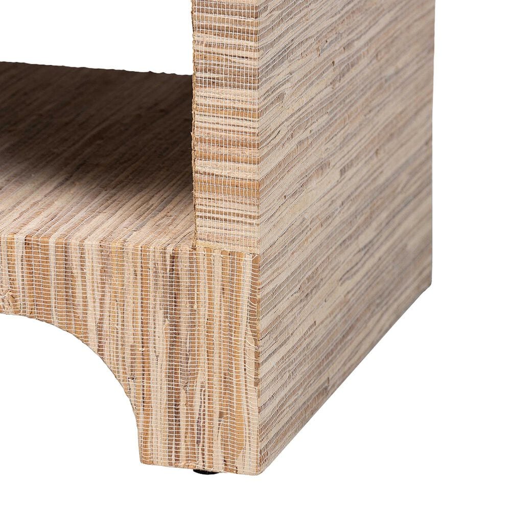 Baxton Studio Julia 1-Drawer Nightstand in Natural, , large