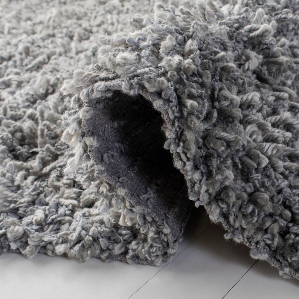 Safavieh Sheep Shag SSG212G 4&#39; x 6&#39; Silver Area Rug, , large