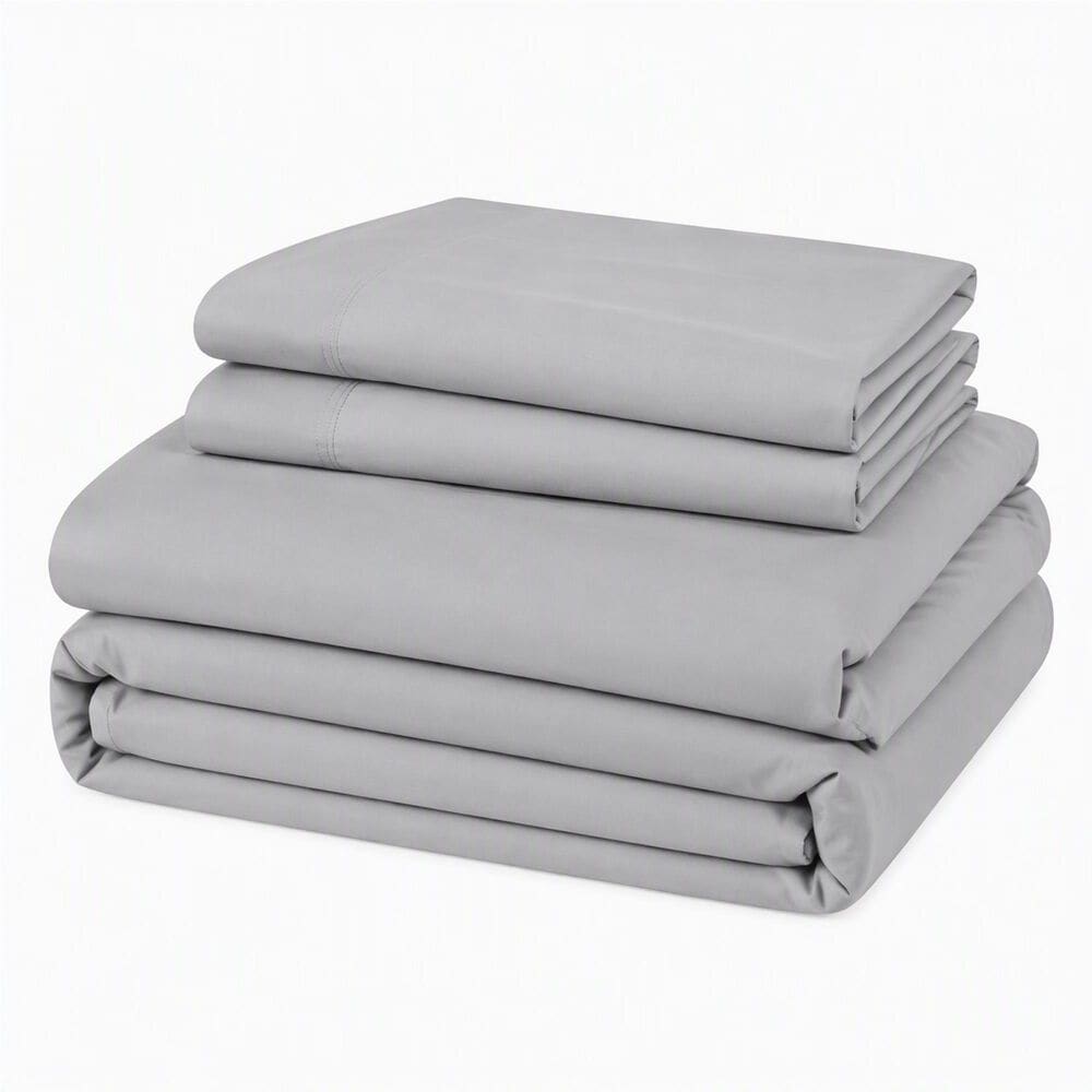 DreamFit DreamCool 4-Piece Pima King Sheet Set in Gray, , large