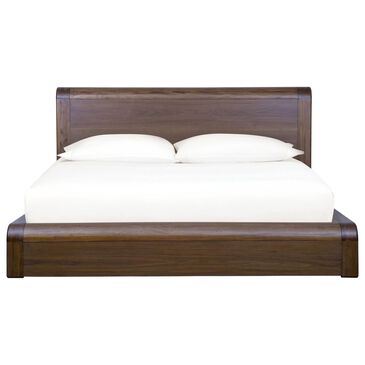 Urban Home Totes Queen Platform Bed in English Walnut, , large