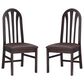 Linon Home Decor Jesper Side Chair in Dark Brown (Set of 2), , large