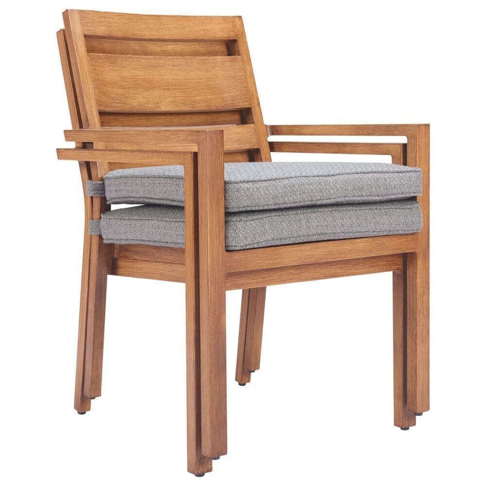 Zuo Modern Rader Dining Chair in Gray &#40;Set of 2&#41;, , large