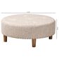 Baxton Studio Vinet Cocktail Ottoman in Beige, , large