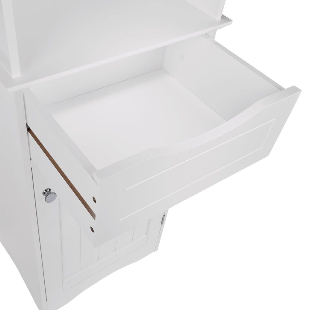 RiverRidge Home Ashland 1-Door Tall Cabinet in White, , large