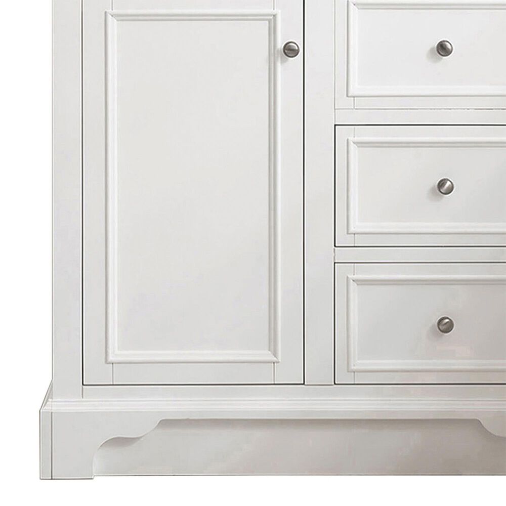 James Martin Vanities De Soto 36" Single Bathroom Vanity in Bright White with 3 cm Lime Delight Quartz Top and Rectangular Sink, , large