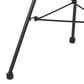 Hearth and Haven Nusa Round Patio Side Table in Black and Clear, , large