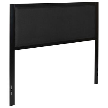 Flash Furniture Melbourne Full Upholstered Headboard in Black, , large