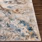 Surya Laila LAA-2316 10" x 14" Teal, Orange, Saffron, Gray, Beige and Cream Area Rug, , large