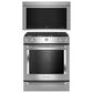 KitchenAid 2-Piece Kitchen Package with 5.8 Cu. Ft. Slide-In Gas Range and 1.1 Cu. Ft. Over-The-Range Microwave Oven in Stainless Steel, , large