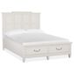 Nicolette Home Willowbrook Queen Storage Bed in Egg Shell White, , large