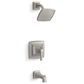 Kohler Riff Rite-Temp Bath and Shower Trim Kit in Vibrant Brushed Nickel, , large
