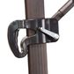 California Umbrella Cali 11" Granite Cantilever Umbrella with Bronze Cross Base, , large