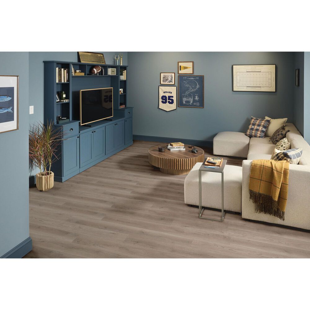Shaw Homebound Smoky Greige 7" x 60" Luxury Vinyl Plank, , large