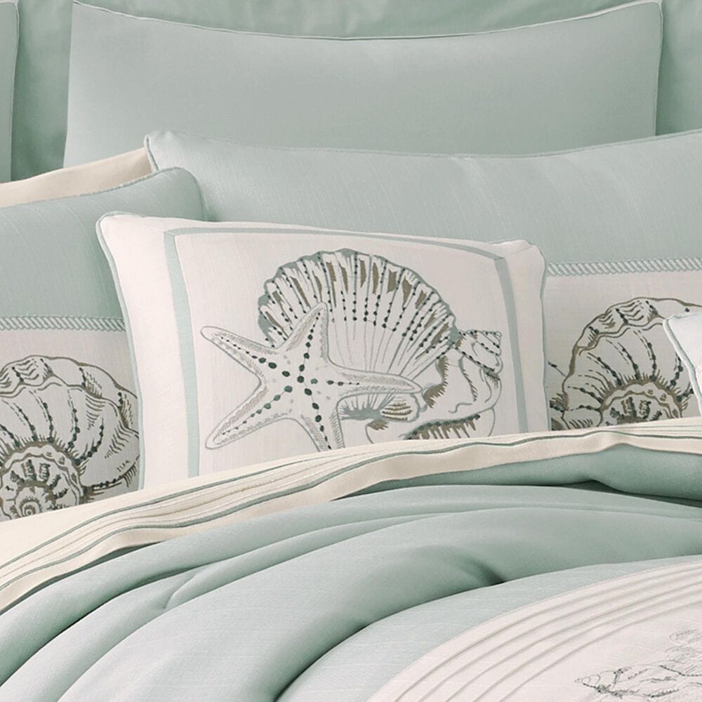 J. Queen New York Water&#39;s Edge 16&quot; Square Throw Pillow in Aqua, , large