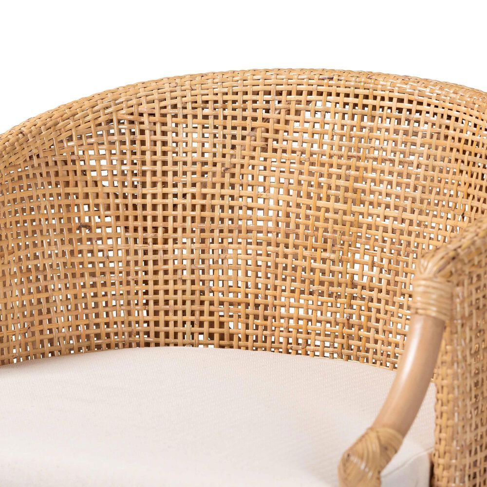 Baxton Studio Lumajang Bar Stool in Walnut Brown, , large