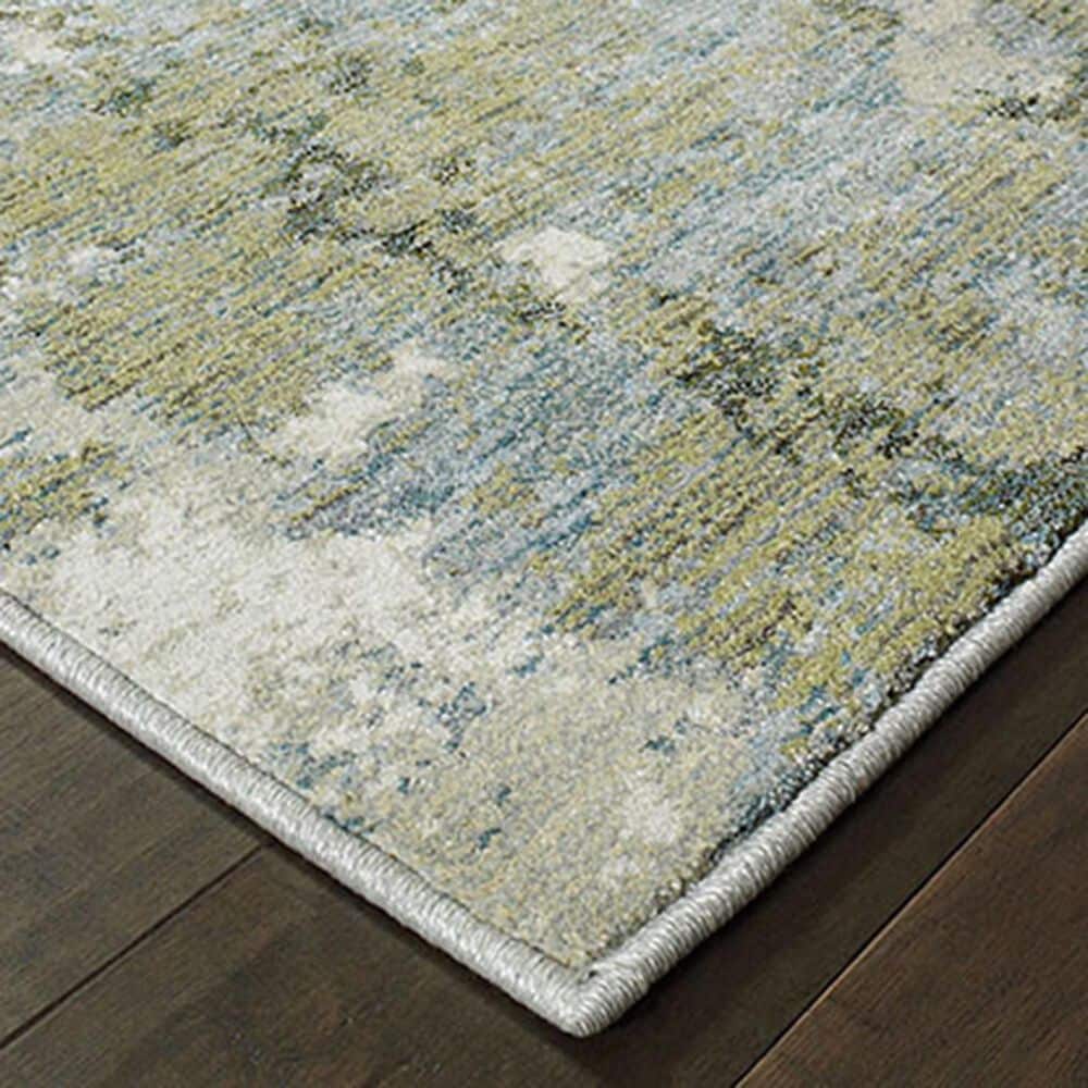 Oriental Weavers Evolution 8039E 6&#39;7&quot; x 9&#39;6&quot; Blue and Green Area Rug, , large