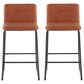 Lumisource Casper Counter Stool in Camel/Black (Set of 2), , large