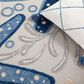 Nourison Aloha 6" x 9" Cool Grey, Blue, White and Ivory Indoor/Outdoor Area Rug, , large