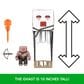 Minecraft Minecraft Blast Attack Ghast Action Figure Set in White, , large