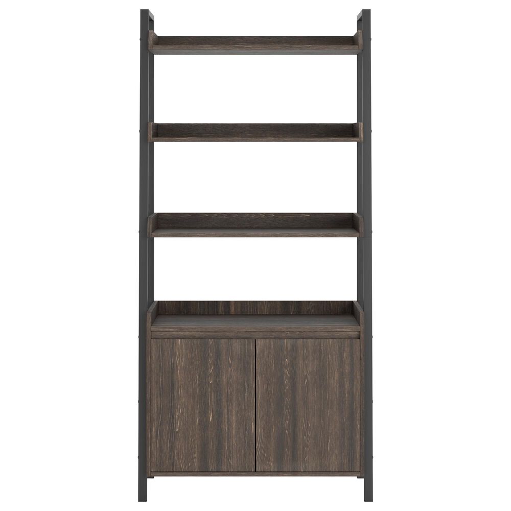 Ashley Zendex Bookcase in Dark Brown and Black, , large