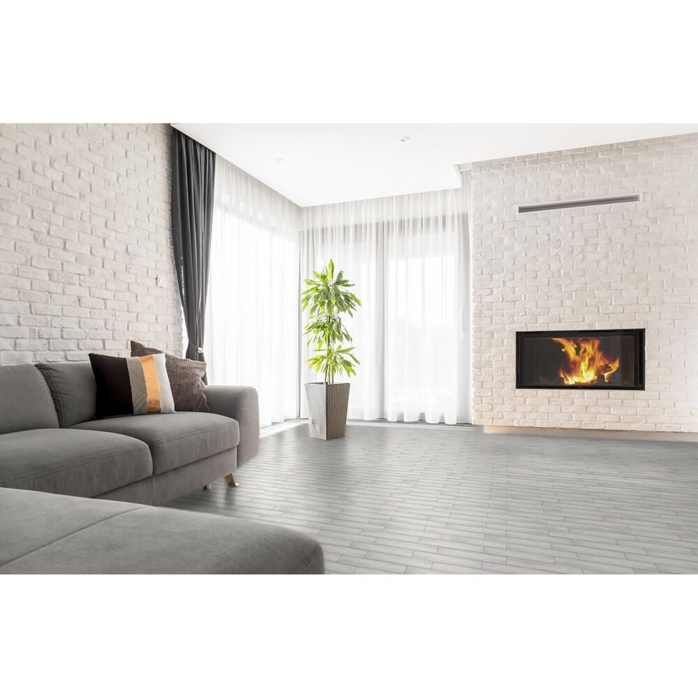 Emser Milestone White 3&quot; x 12&quot; Porcelain Single Bullnose, , large