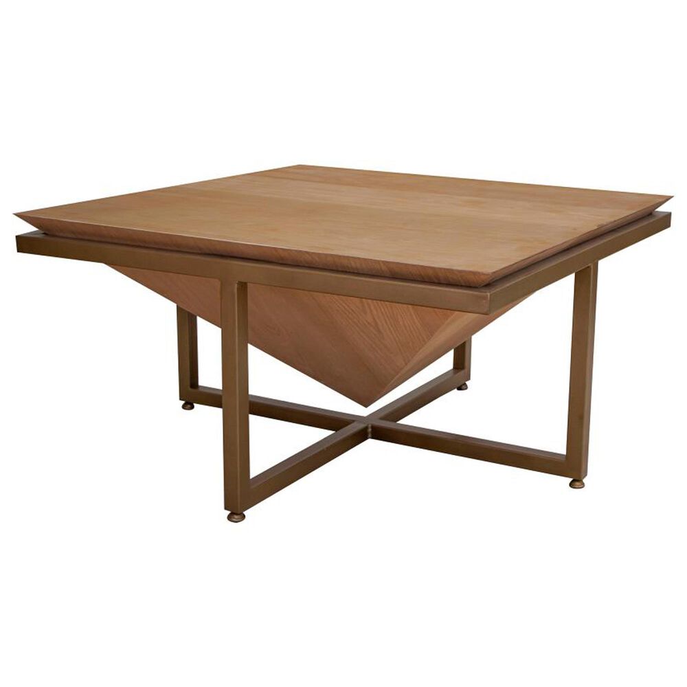 Fallridge Patagonia Cocktail Table in Reddish Brown and Gold, , large