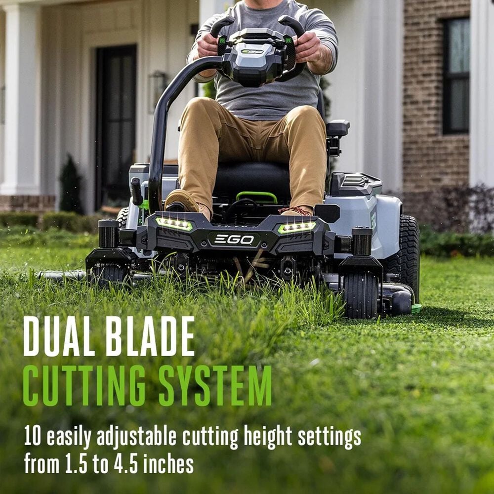 EGO Power+ 42" Z6 Zero Turn Battery-Powered Riding Mower with E-Steer Technology, , large