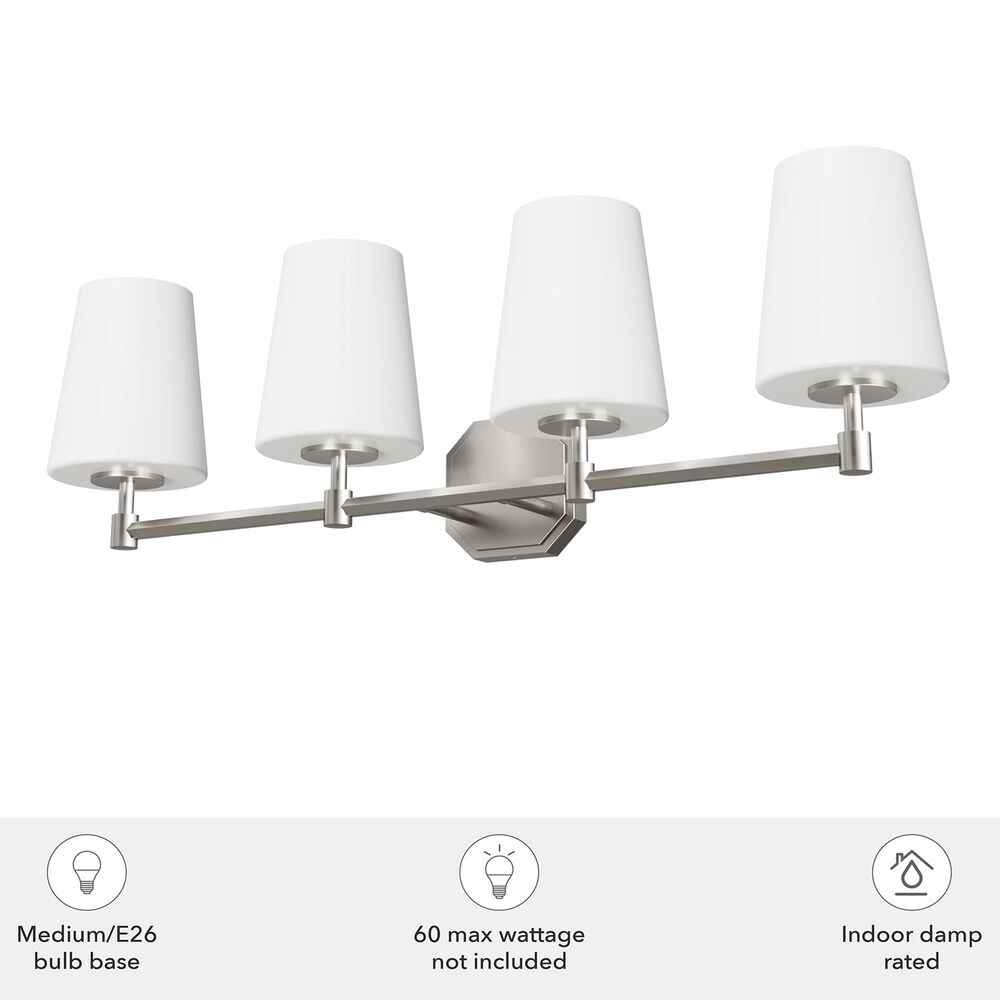 Hunter Nolita 4-Light Vanity in Brushed Nickel, , large